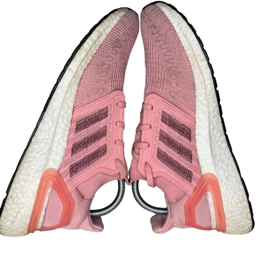Adidas UltraBoost 20 Womens Shoes Sneakers Size 10 Pink EG0716 Running Athletic